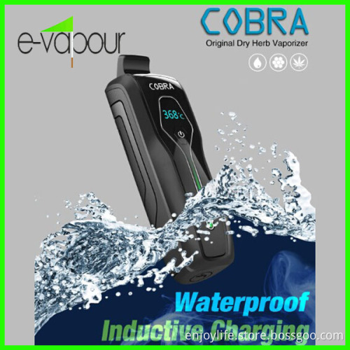 New Design Cobra Vaporizer, Waterproof Herbal Vaporizer Cobra